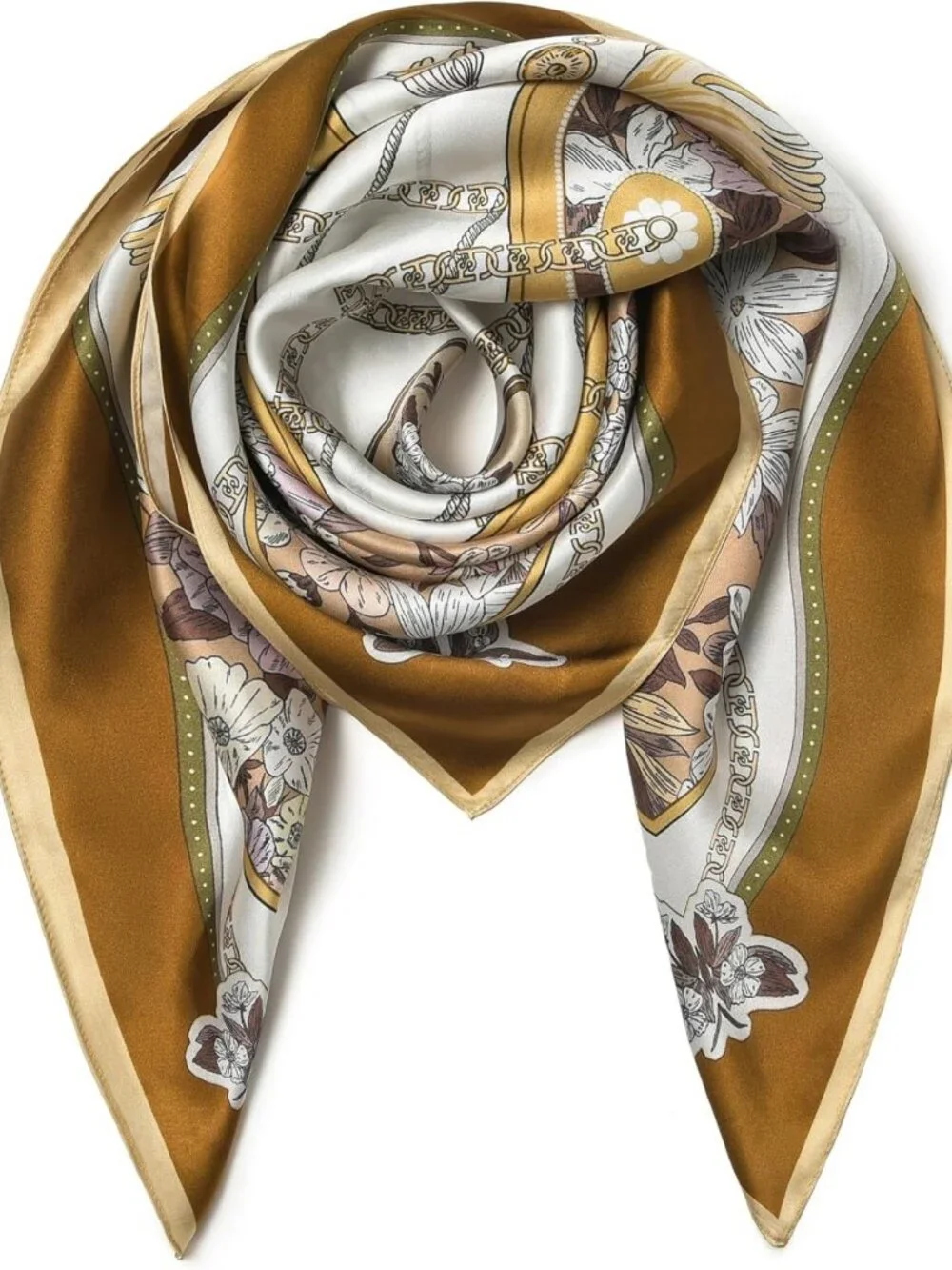 Luxurious 100% Mulberry Silk Scarf - 35
